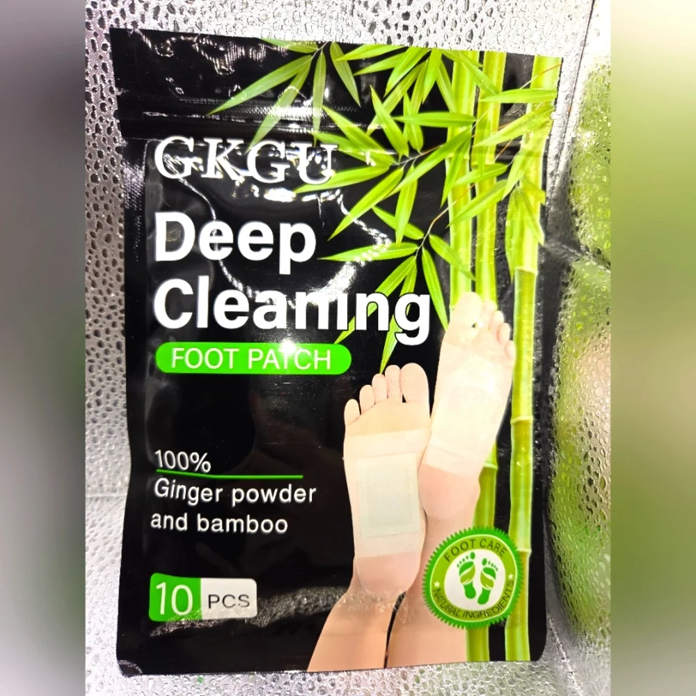 Foot Patch, Deep Cleansing Foot Patch - Black and Green
